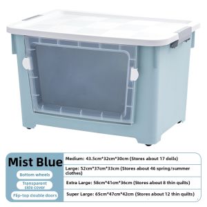 QIANQIN | Front-opening Transparent Storage Box for Kids