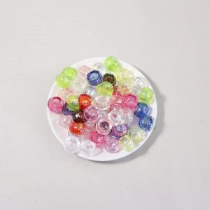 10/30pcs Acrylic Beads Lily Of Valley Flower Beads UV Transparent Bead Cap For Jewelry Making DIY Earrings Keychain Wind Chime