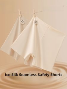 MiiOW | Catwoman Seamless Foundation Liquid Safety Underwear Women Summer Thin Abdomen Control Anti-Light Ladies Short Pants Two-In-One