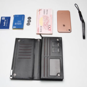 MENSPE Mens Wallet RFID Wallet Simple Long Wallet Soft PU Business Wallet Multi-Card Position Wallets Travel Purses Coin Pouch ID Credit Cards Holders