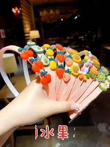 Bando Karakter Anak Perempuan Korean Style Fashion Motif Kartun