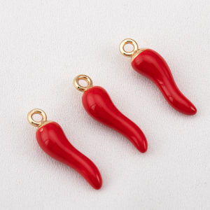 10pcs 5pcs 20pcs Red Hot Chili Pepper Alloy Pendants for DIY Necklace Earring Gift Jewelry Making Accessories Bulk Wholesale