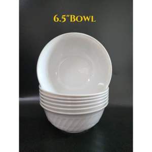 Mangkuk Plastik AS 6"/6.5" (6 pcs) / AS Plastic Bowl 6"/6.5" (6pcs)