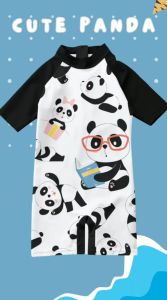 SIBAD Baju Renang Anak Karakter Panda Lucu Umur 1-10 Tahun