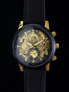 Jam Tangan Kasual Bisnis Formal Pria Vavavoom Asli Tahan Air Stainless Steel Titanium Anti Gores