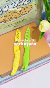 MONTANA Pisau Dapur Stainless Steel 12 Pcs Kitchen Knife Fruit Pisau Buah MKC-Lusin