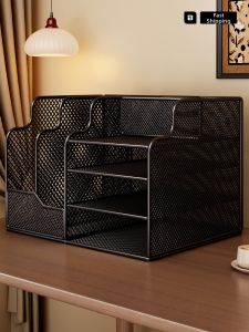 Multi-level Metal Document Organizer