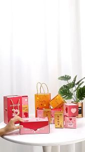 UMI Surprise Jumping Bounce Box Birthday Creative Gift Box Folding Bouncing Red Envelope Gift for Girlfriend Husband Wife