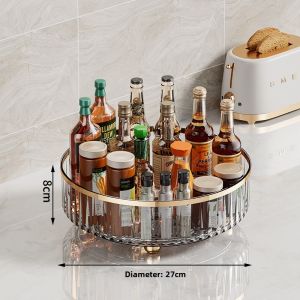 Rotating Spice Rack Transparent