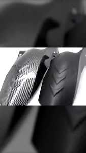Carbon Fiber Style Rear Tire Hugger Mudguard for Honda Click 125i 150i | Waterproof Anti-Splash | Easy Fit Strong Protection