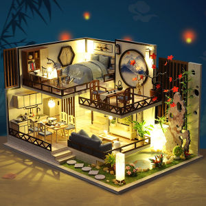 MAOMIYU | DIY Chinese Style Loft House Model Kit Birthday Gift Toy