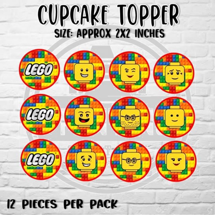 lego-theme-cupcake-topper-lazada-lazada-ph for Free Printable Lego Cupcake Toppers Lego theme Cupcake topper - Lazada | Lazada PH for Free Printable Lego Cupcake Toppers