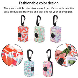 Pet feces bag dispenser pet pick-up bag dispenser for going out cat and dog feces pet cleaning supplies