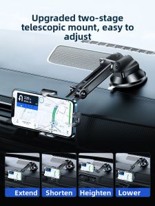 MONLEYTA | Universal Car Phone Holder German Technology Shockproof Black Science And Technology Special For Car Interior Modern Style