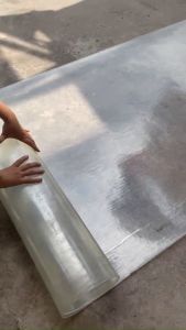 ( Khổ cao 1m2 ) Dài 10m - Tôn nhựa lấy ánh sáng màu trắng che nắng che mưa mái hiên