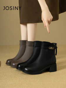 Josiny | High Heel Thick Heel Short Boot for Autumn