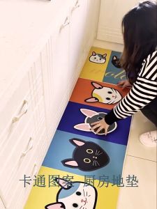 พรมปูพื้น ให้ใช้ในห้องครัว พรมเช็ดเท้าน่ารัก พรมปูพื้นห้อง พรมขนสั้น พรมดักฝุ่น, พรมเช็ดเท้า พรมห้องน้ำ 40X60cm /40X120cm