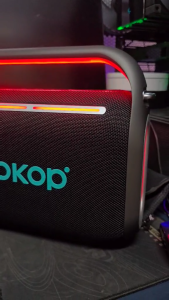 OKOP KP-8003 Portable Wireless Speaker RGB Subwoofer with free Microphone & Remote