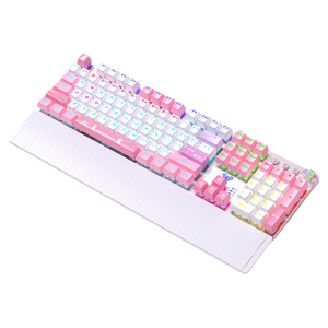 AULA | Aesthetic Female Office Mechanical Keyboard Set with Red-Brown Switch
