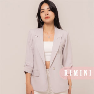 RIMINI - Blazer Formal Berlengan Pleated Sleeves Size S-XL - Marcie Blazer 3021