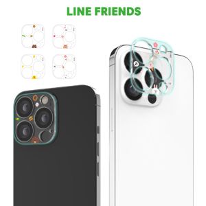 100% vòng bảo vệ ống kính máy ảnh của điện thoại Line Friends chính hãng cho iphone15 15Promax nhãn dán ống kính 15 cộng với 15 vỏ bảo vệ camera 14Promax 14 14pro màng bảo vệ 12 12pro 12Promax chống sốc chống rơi dt15rx20