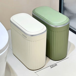 Large Capacity Bathroom Press Type Gap Trash Can Home Bedroom High Aesthetic Value Toilet Garbage Basket Kitchen Floor Cleaning Tools
