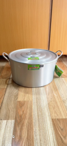 Nồi nhôm xi bóng cao cấp Kim Hằng đủ size từ 16-50cm chinch hãng thương hiệu uy tính