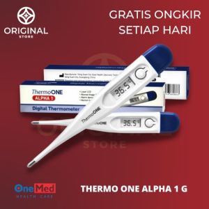 Promo TERMOMETER THERMOONE ALAT PENGUKUR SUHU TUBUH KETIAK DIGITAL ALPHA ONEMED MODERN