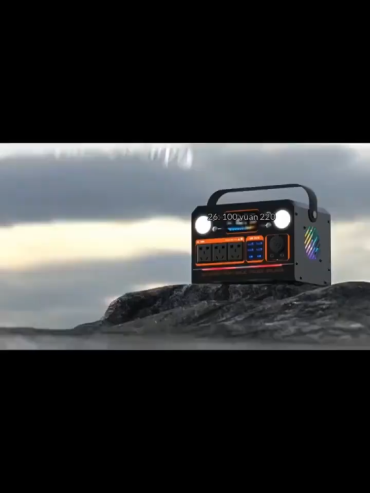 Portable Power Station 800W 220V Solar Generator with Free 10W Solar ...