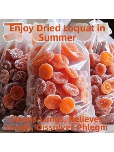 Natural Bamboo Salt Loquat Dried Fruit Cough Relief