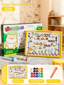 BABYSHOME | Magnetic Maze Writing Board Logical Thinking Training Toy