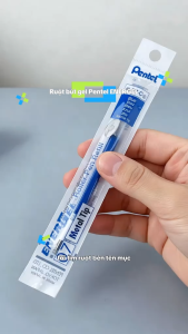 Ruột Bút Gel Pentel EnerGel - Màu Xanh – Mực Đậm Viết Siêu Mượt Thay Thế Tiện Lợi