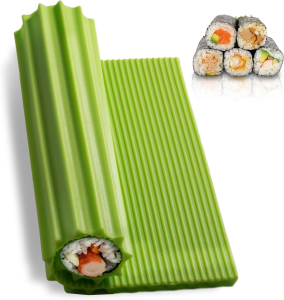 High-quality silicone mat for sushi making kitchen sushi roll mat sushi roll mat for beginners sushi kids non-stick Japanese