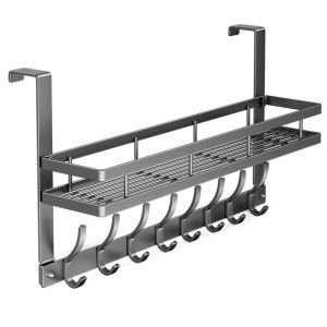 【Fast delivery】 Door Mount Kitchen Organizer Basket Durable Heavy Duty Rack for Living Room Bedroom Kitchen Storage