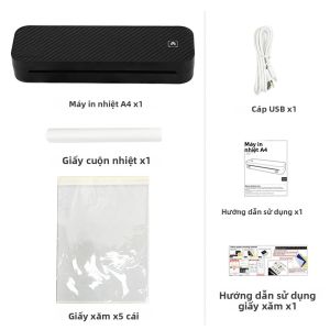Máy In Nhiệt Bluetooth A4 Di Động Máy In Hình Ảnh Không Dây Mini Máy In Hình Ảnh Tài Liệu Hình Xăm Có Hướng Dẫn Sử Dụng Nạp Giấy Hỗ Trợ Giấy A4