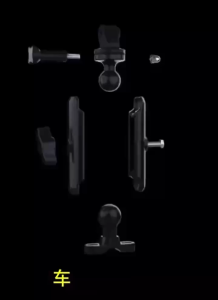 360° Motorcycle Handlebar Mount Aluminum Holder Bike Bracket For Hero 12 11 10 9 8 Insta360 Osmo Action Camera Accessories