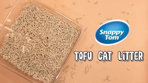 Snappy Tom Premium Tofu Clumping Flushable Cat Litter 7L (2.8KG) Pasir Kucing