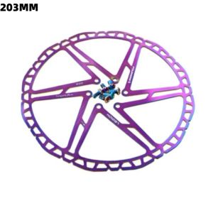 Fouriers | FOURIERS 160/180/203mm Road Bicycle Disc Brake Rotor 6 Bolt Ti-Coating Hydraulic Disc Brake Rotors