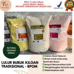 LULUR 1KG / KAYU BANGKAL / BEDDA LOTTONG / / LULUR TRADISIONAL