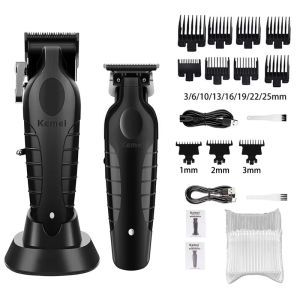 Kemei | Kemei KM-2296 KM-2299 KM-1102 Professional Hair Clipper Kit Electric Shaver Male Hair Cutting Machine Men’s Cordless Trimmer