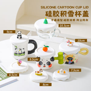 Trendy Thickened Food Grade Silicone Snow Cover Universal Mug Lid Creative Dustproof Cup Cover for Home Office Use