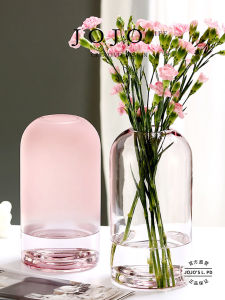 Creative Glass Flower Vase JOJOS L PD Wolf Home Decor Living Room Table Small Mouth Handmade Craft Unique Shape Flower Holder
