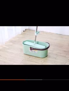 ไม้ถูพื้น Lazy Mop ไม้ม๊อบถูพื้น Flat Mop ไม้ถูพื้นรีดน้ํา ม๊อบดันฝุ่น ไม้ถูพื้นแบบรีดน้ําในตัว หมุนได้360 ไม่กินพื้นที่ แห้งง่าย