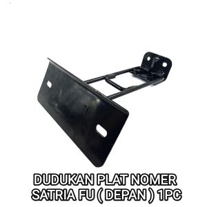 Dudukan Plat Nomer Depan Satria FU  Pangkon Bracket Breket Braket Pelat Nomor Nopol Bagian Depan Suzuki Satria FU 150