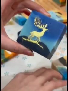 SOAP STAMP Deer/Calendula/Love/Just For You/Elephant/平安/手工皂 Acrylic Soap Stamp Cop Sabun