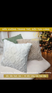 🌠SIÊU SANG🌠 Gối Trang Trí Decor Sofa Tựa Lưng Gồm Ruột + Vỏ Gối Lông Cừu Nhập Khẩu Loại 1 _ Nemtot Bedding