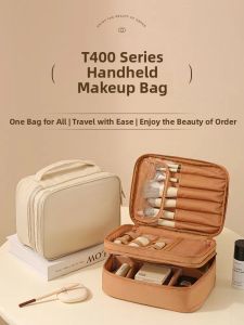MIRUIDUO | Portable Large Capacity Double Layer Partitioned Cosmetic Bag