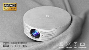 Projector T60 LED UHD 4K Multimedia Android 9.0 WiFi 5G โปรเจคเตอร์ รองรับการแชร์หน้าจอโทรศัพท์ ระบบเสียงสเตอริโอ