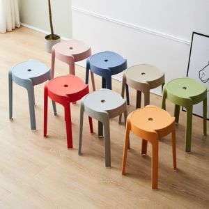 Stackable Chair Plastic Chair Europe Modern Kerusi Plastik Stool