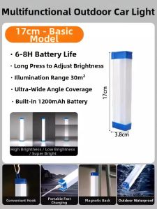XLYS | Wireless Super Bright Long-lasting Waterproof Magnetic Emergency Light